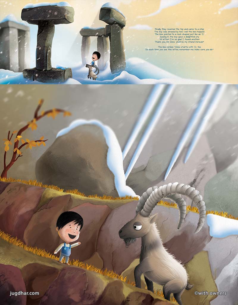 Children's-book-illustration,concept-art,akshay-jugdhar,book-art,digital-painting,find-my-name