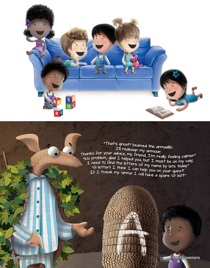 Children's-book-illustration,concept-art,akshay-jugdhar,book-art,digital-painting,find-my-name